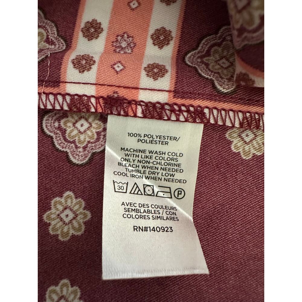 Loft Shirtdress Border Flounce Medium - Picture 9 of 9